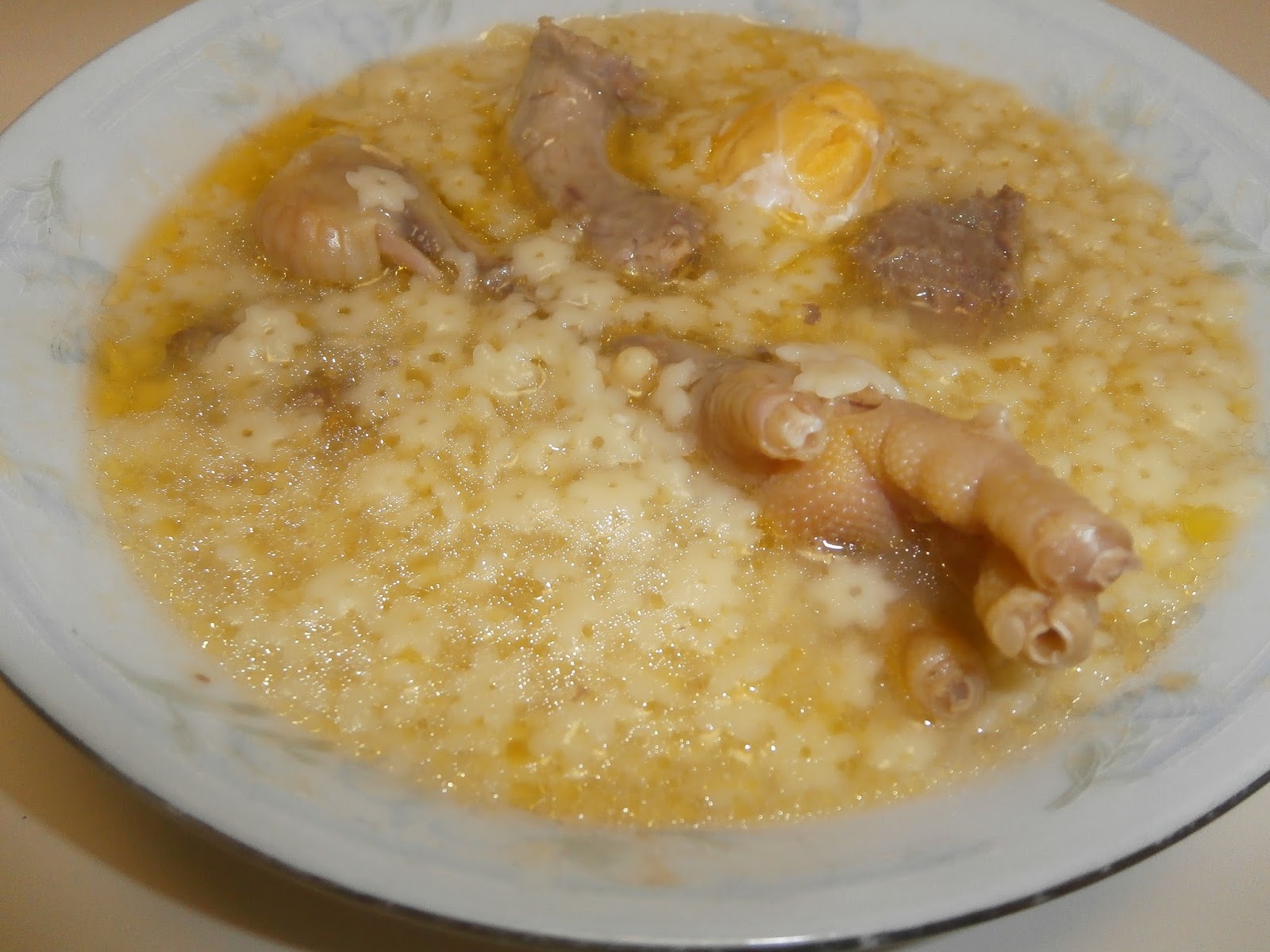 Receita antiga da famosa Canja de Galinha 