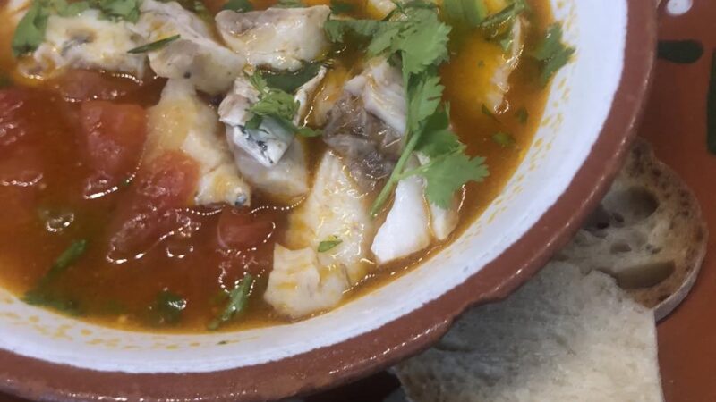 🍅🐟 Sopa de Tomate com Corvina