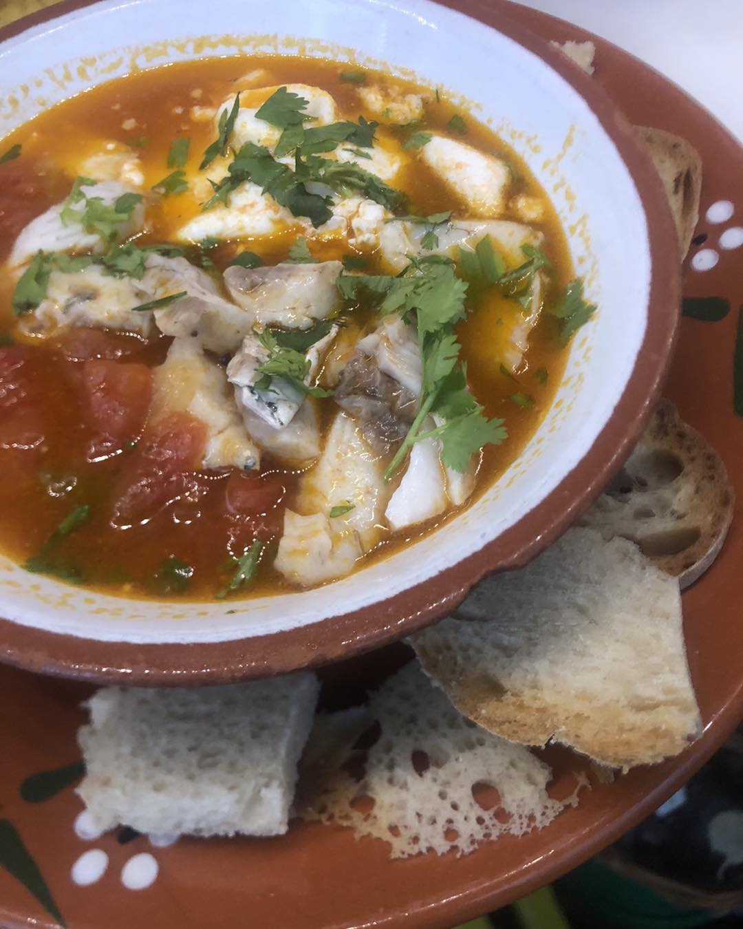 🍅🐟 Sopa de Tomate com Corvina