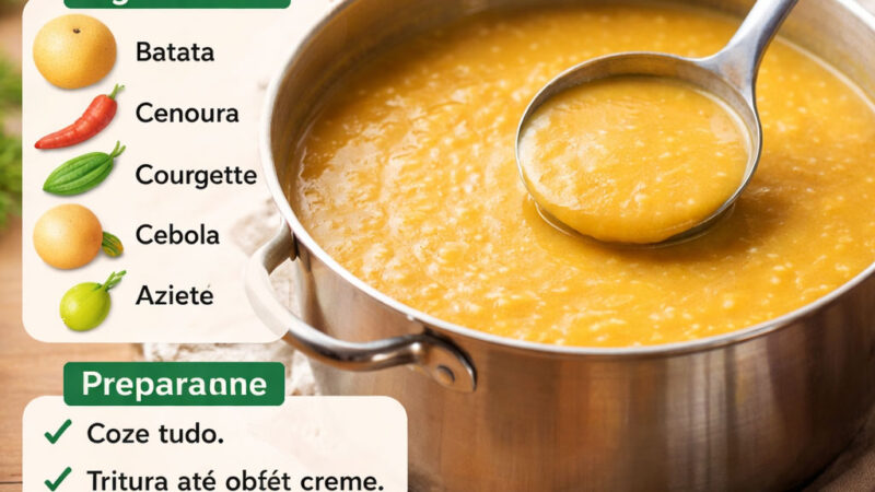 3. Sopa de Legumes barata: receita saudável