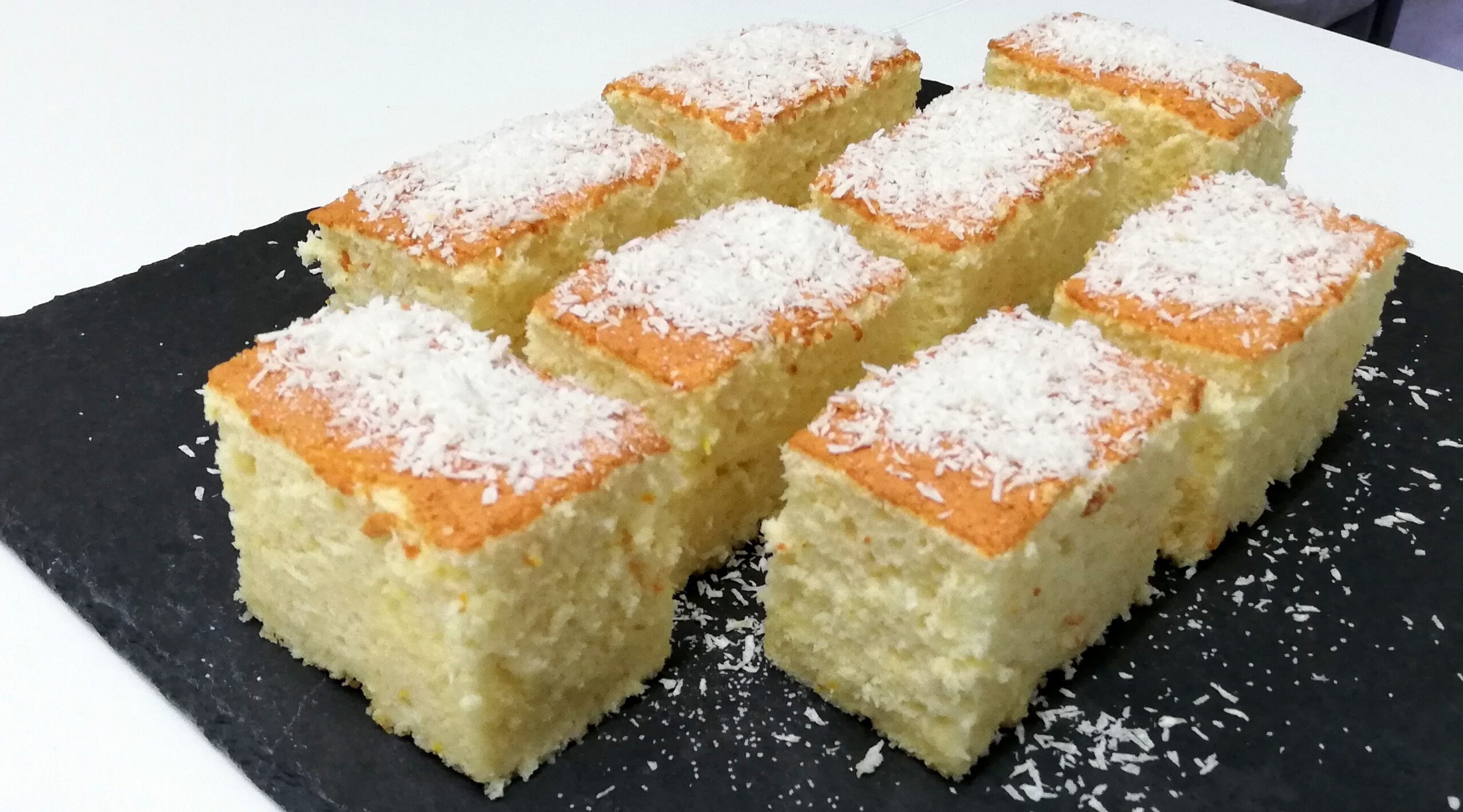 Bolo de Claras, Laranja e Coco