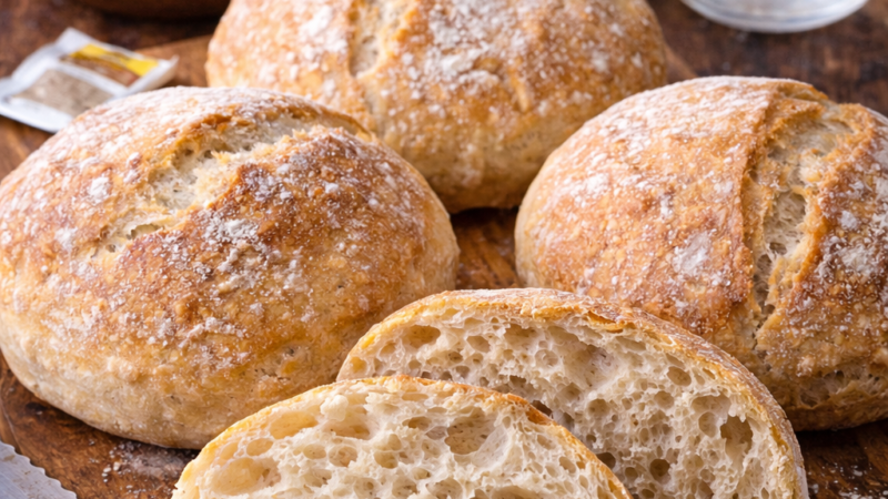 Como fazer pão com quatro ingredientes