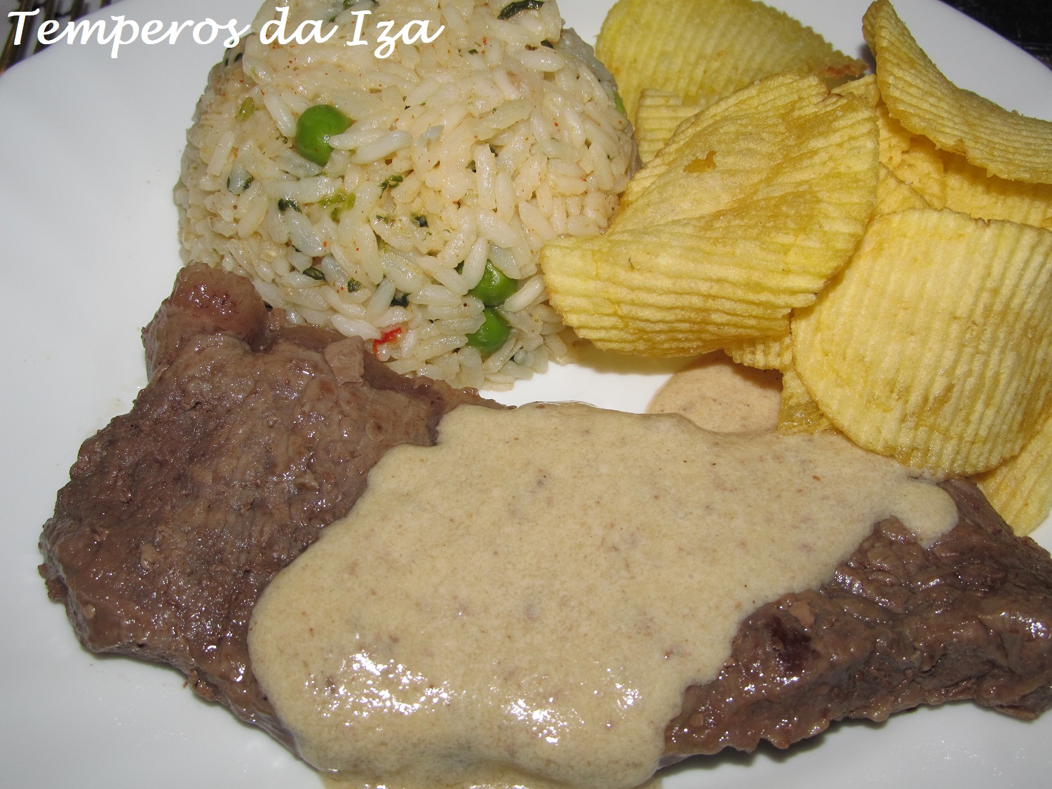 Bife de Vaca com Molho Pimenta