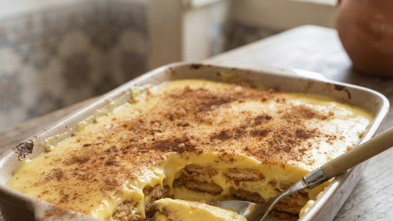 Doce de Iogurte e Bolacha