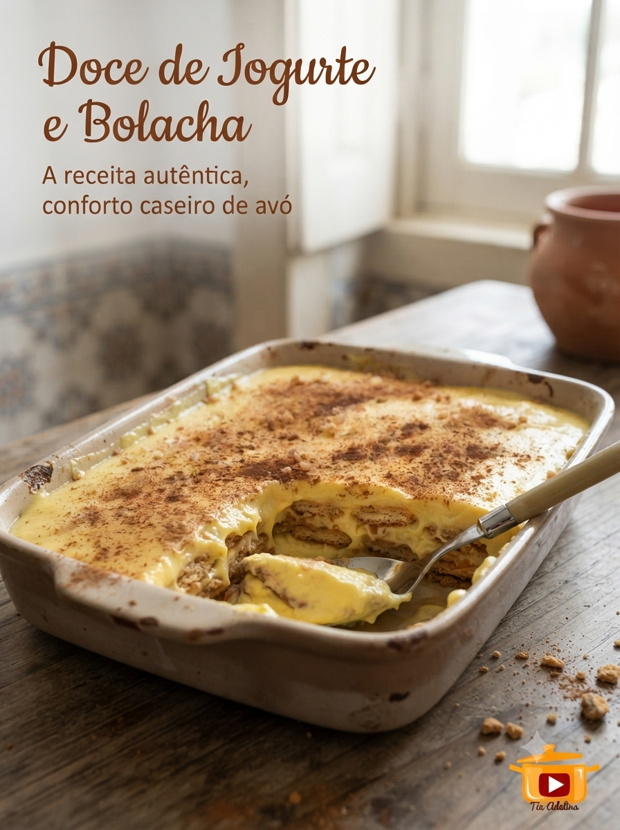 Doce de Iogurte e Bolacha