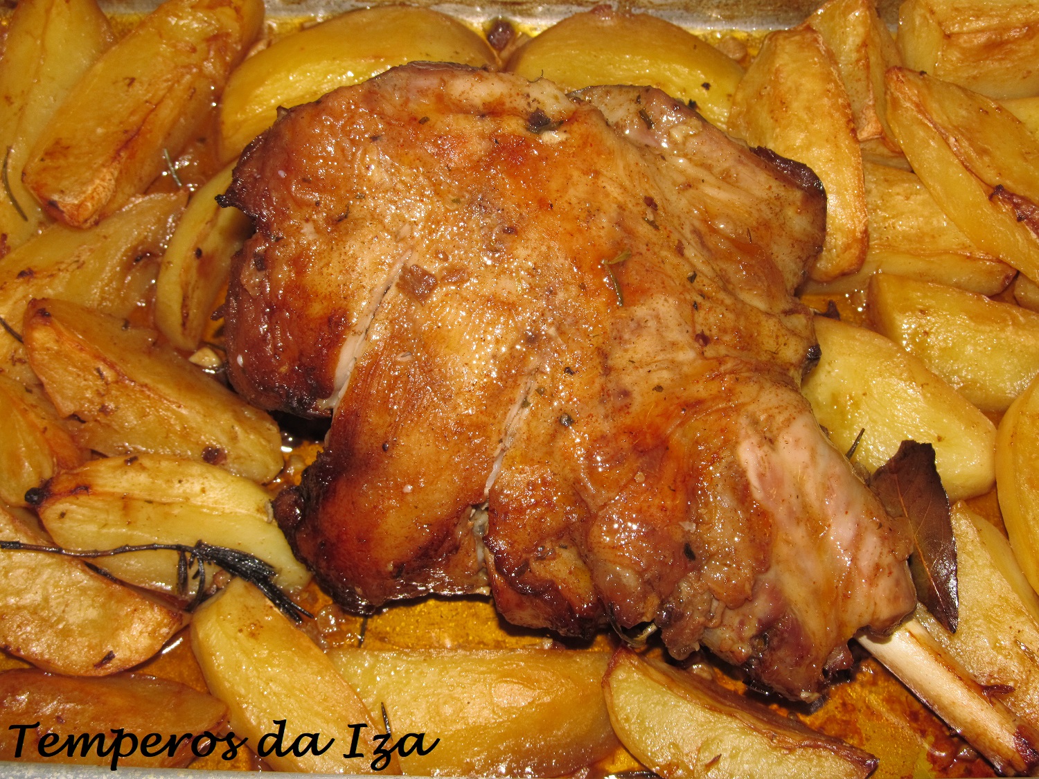 Perna de Borrego com Batatas no Forno