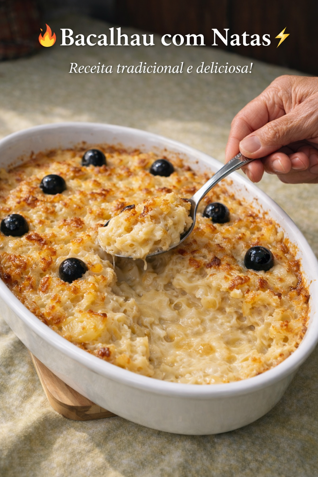 Bacalhau com Natas – Um dos pratos mais populares da gastronomia portuguesa,