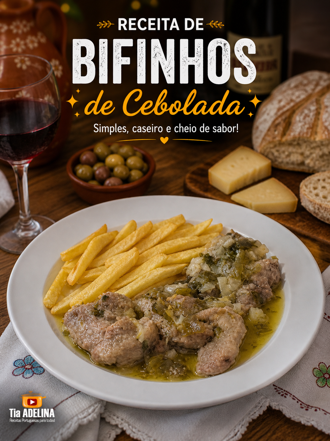 Bifinhos de Cebolada da Tia