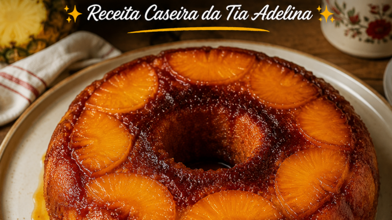 Bolo Húmido de Ananás da Tia Adelina