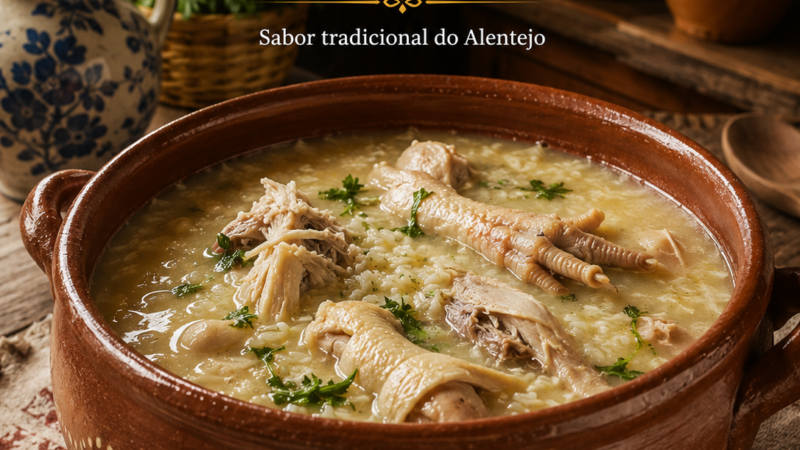 Receita de Canjinha de Arroz com Franganinho do Campo