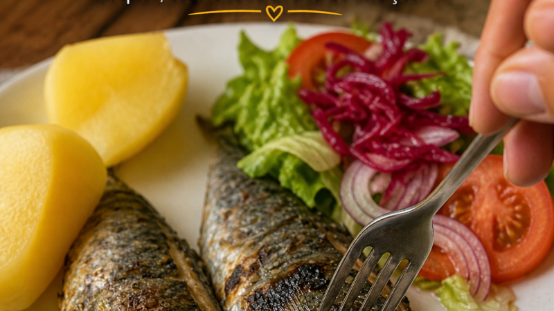 Receita de Carapaus Assados na Brasa