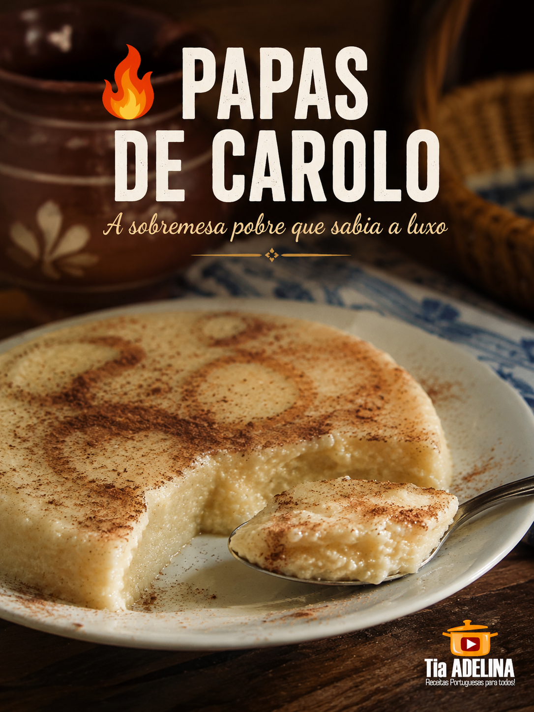 PAPAS DE CAROLO — A sobremesa pobre que sabia a luxo