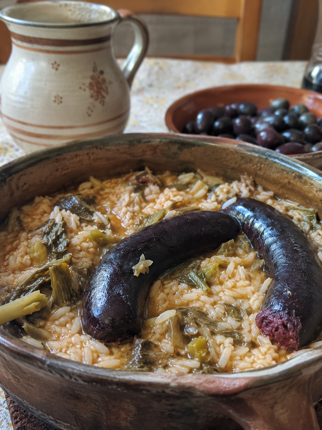Arroz de Hortos com Morcela
