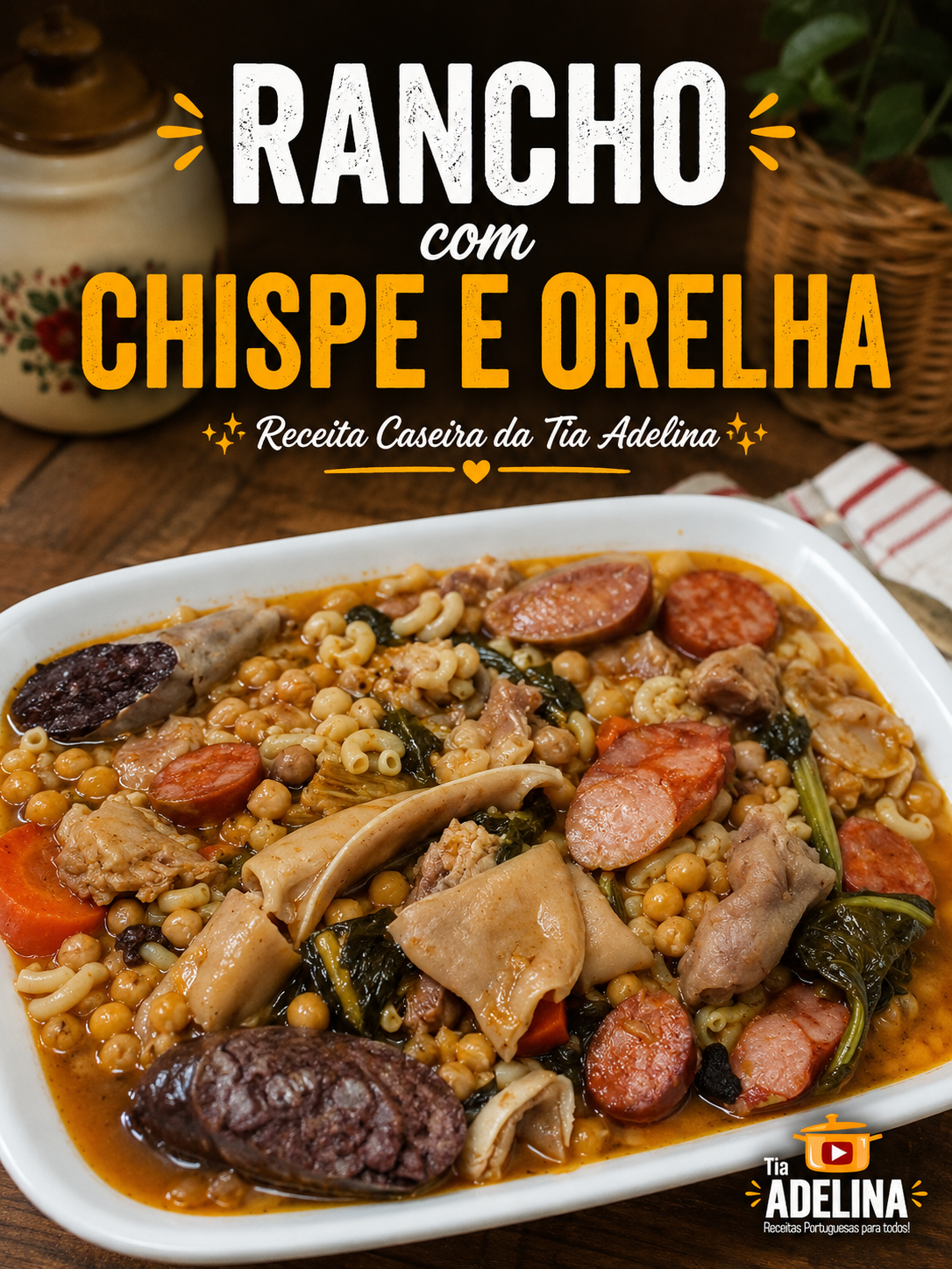Rancho à moda antiga com Chispe e Orelha