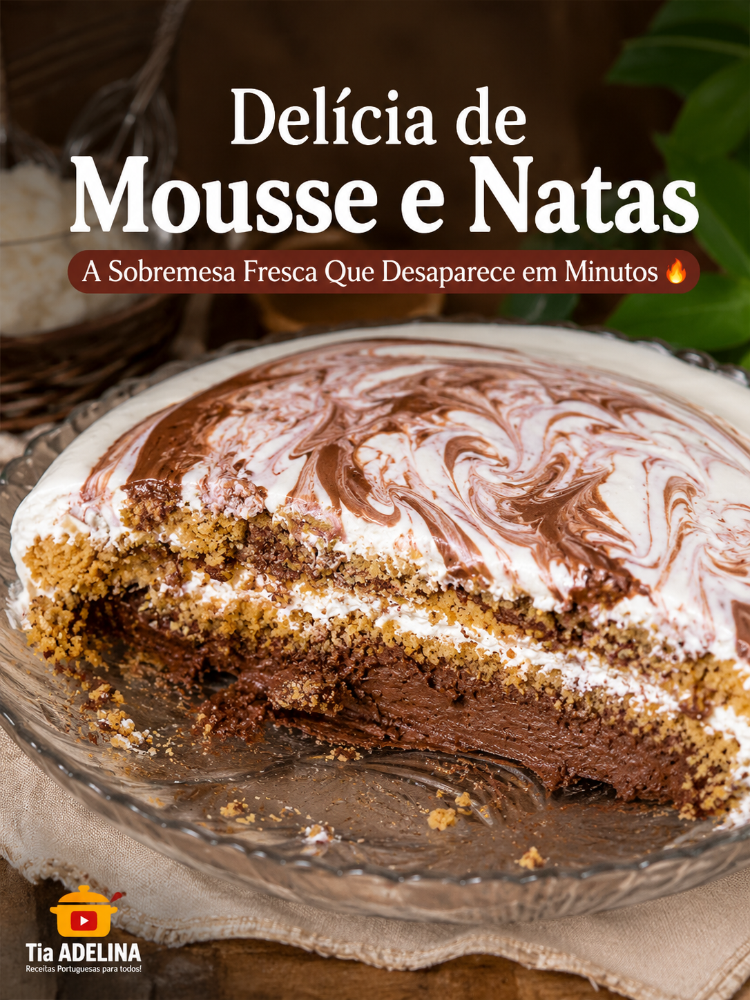 Delícia de Mousse e Natas