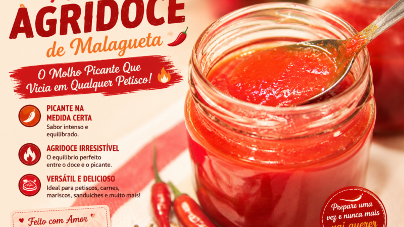 Molho Agridoce de Malagueta