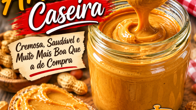 Manteiga de Amendoim Caseira