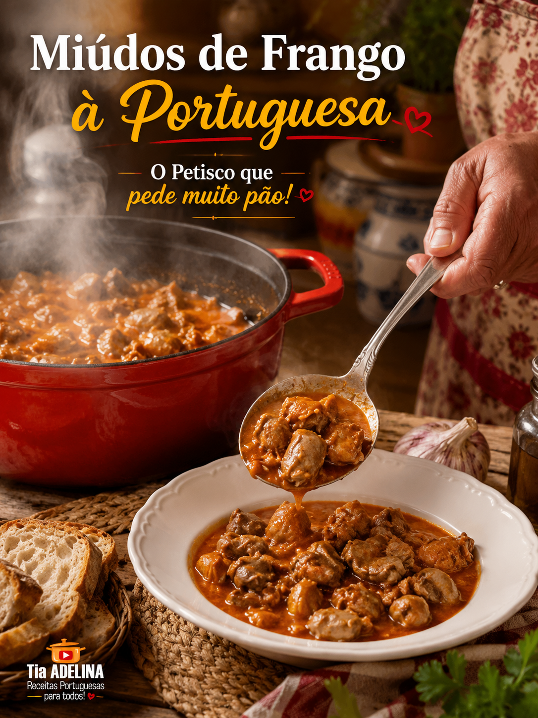 Miúdos de Frango à Portuguesa