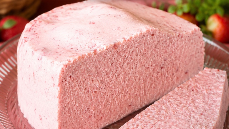 Pudim de Morango
