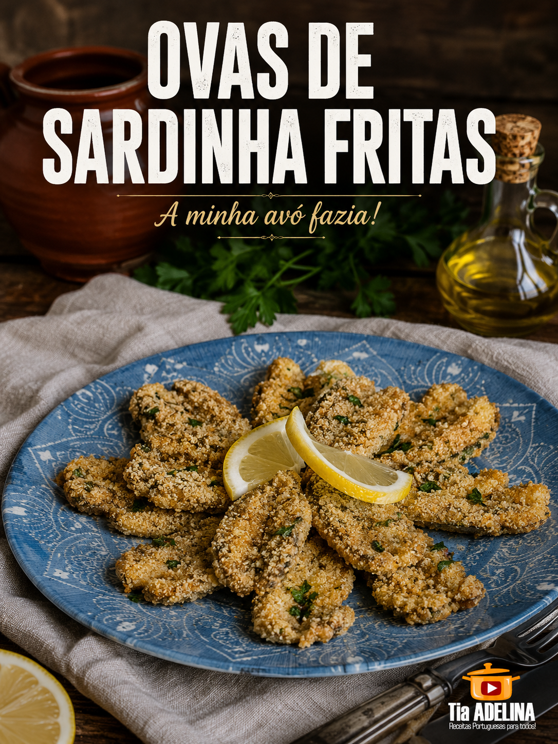 OVAS DE SARDINHA FRITAS — A minha avó fazia!
