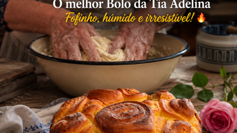 Bolo das Rosas — O melhor Bolo da Tia Adelina