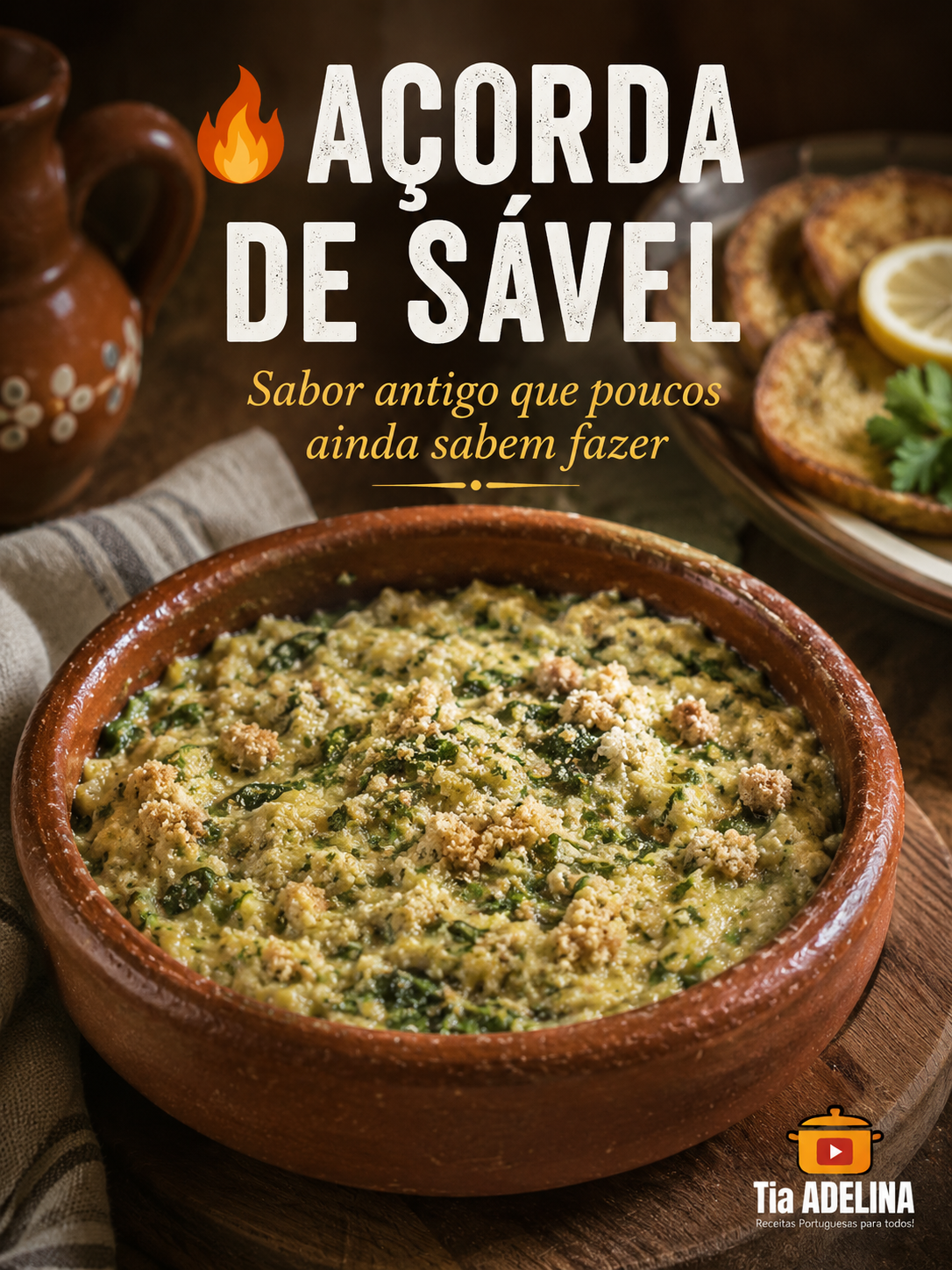 AÇORDA DE SÁVEL – Sabor antigo que poucos ainda sabem fazer