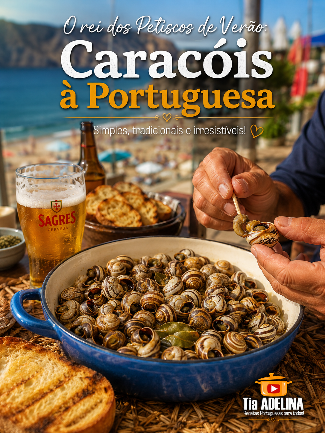 O rei dos Petiscos de Verão. Caracóis á Portuguesa!