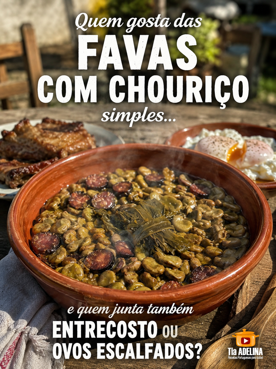 Favas com Chouriço