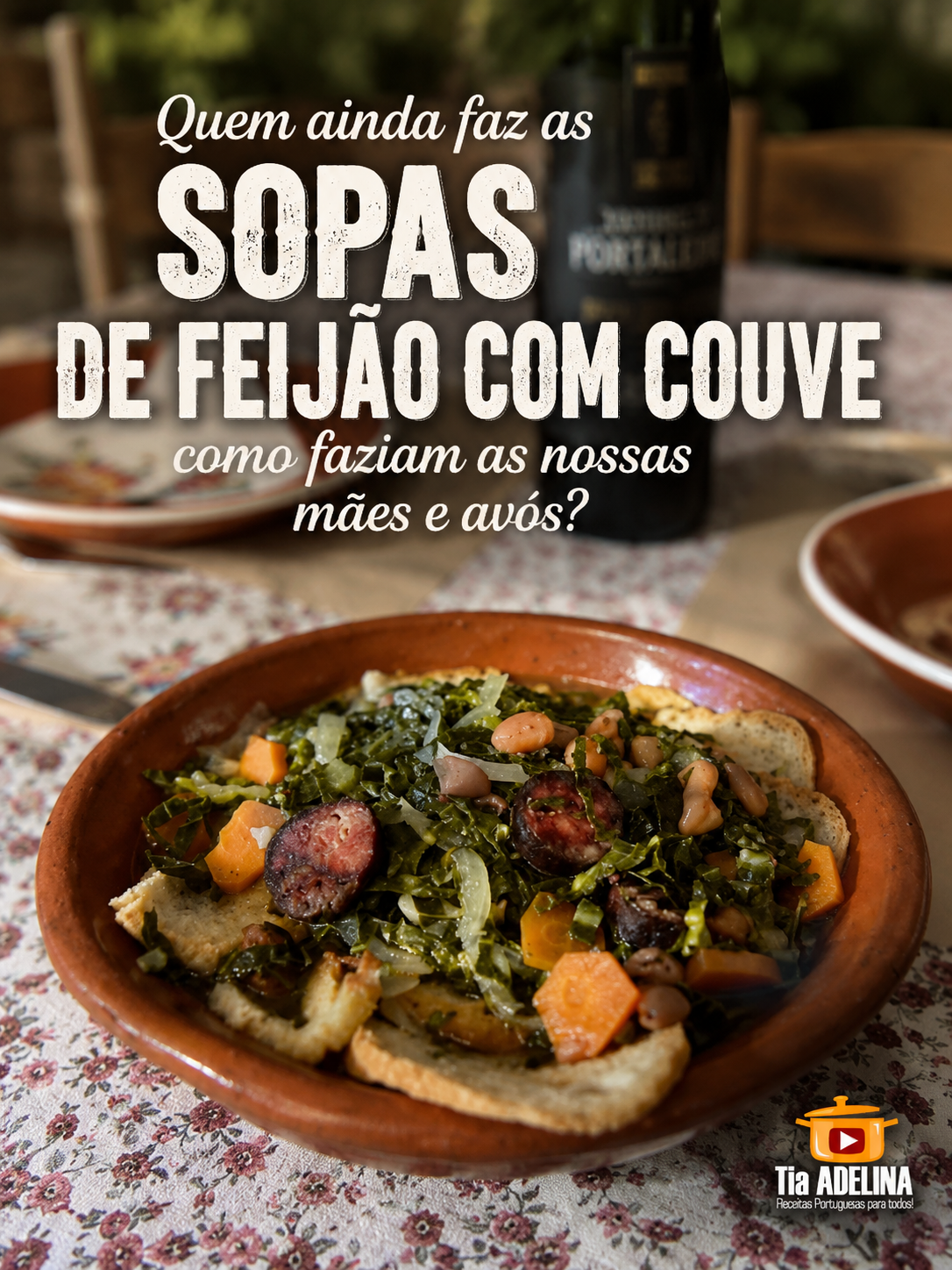 Sopas de Feijão com Couve