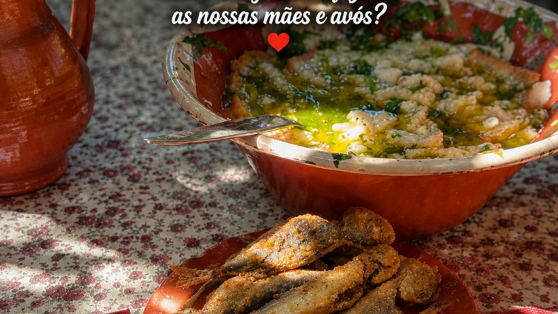 Açorda de Alho com Jaquinzinhos Fritos