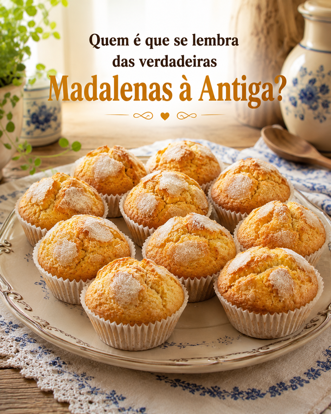 Quem é que se lembra das verdadeiras Madalenas à Antiga?