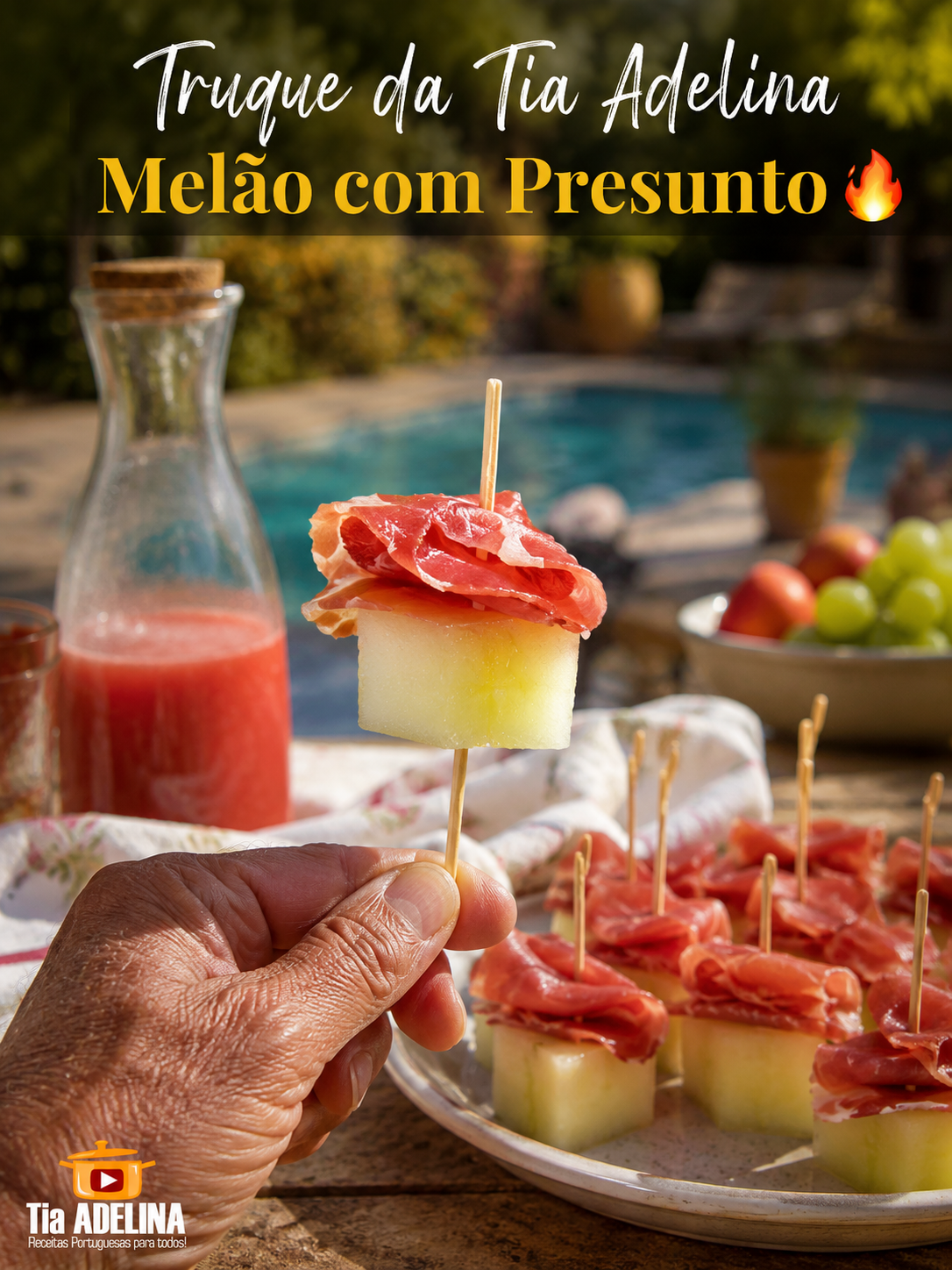 Truque da Tia Adelina – Melão com Presunto