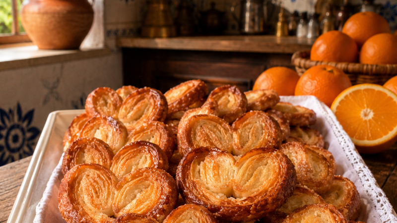 Palmiers Crocantes de Açúcar