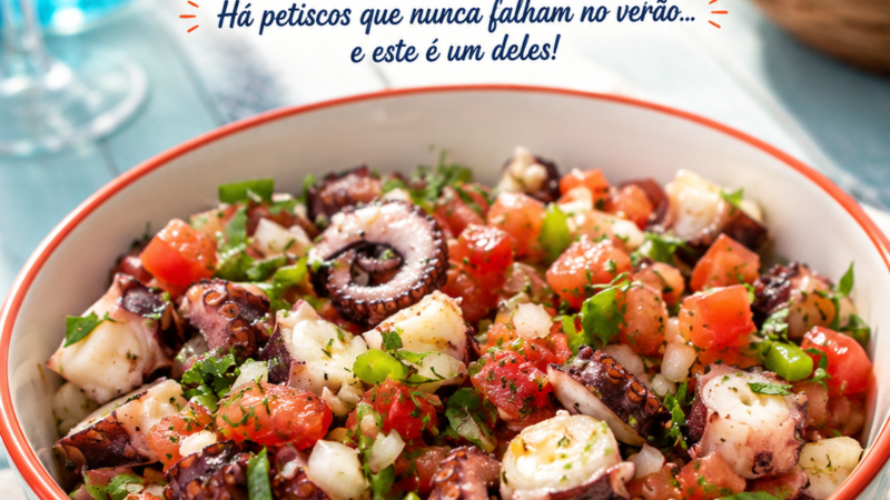 Há petiscos que nunca falham no verão… e a Salada de Polvo à Portuguesa é um deles!