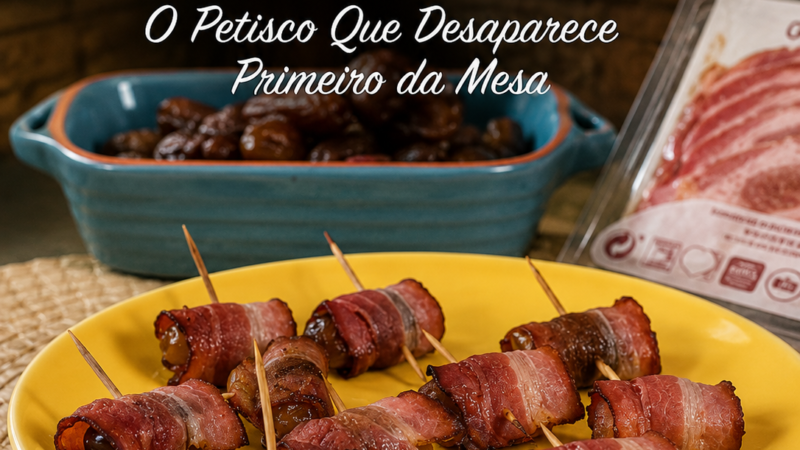 Tâmaras com Bacon