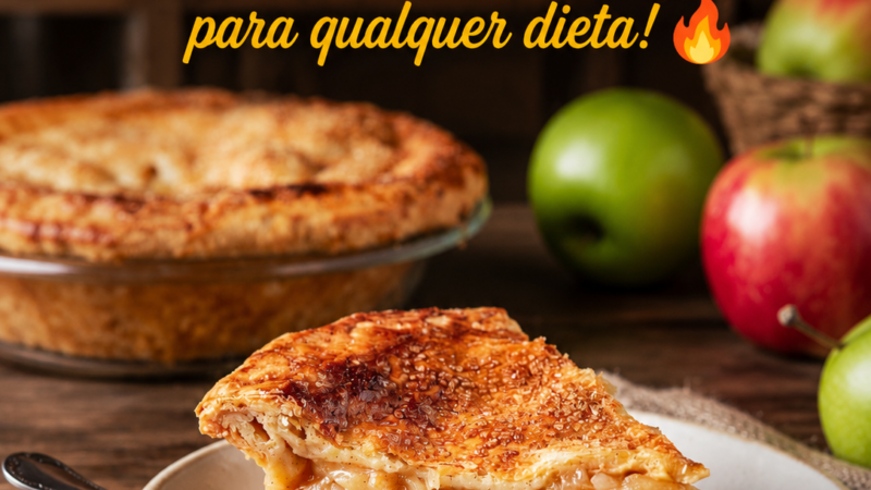 Atenção: esta Tarte de Maçã é um verdadeiro perigo para qualquer dieta
