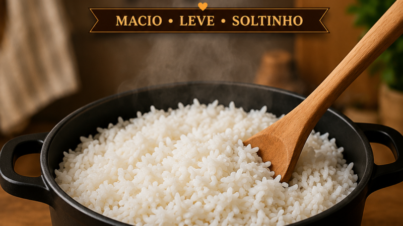 Como fazer arroz solto perfeito!