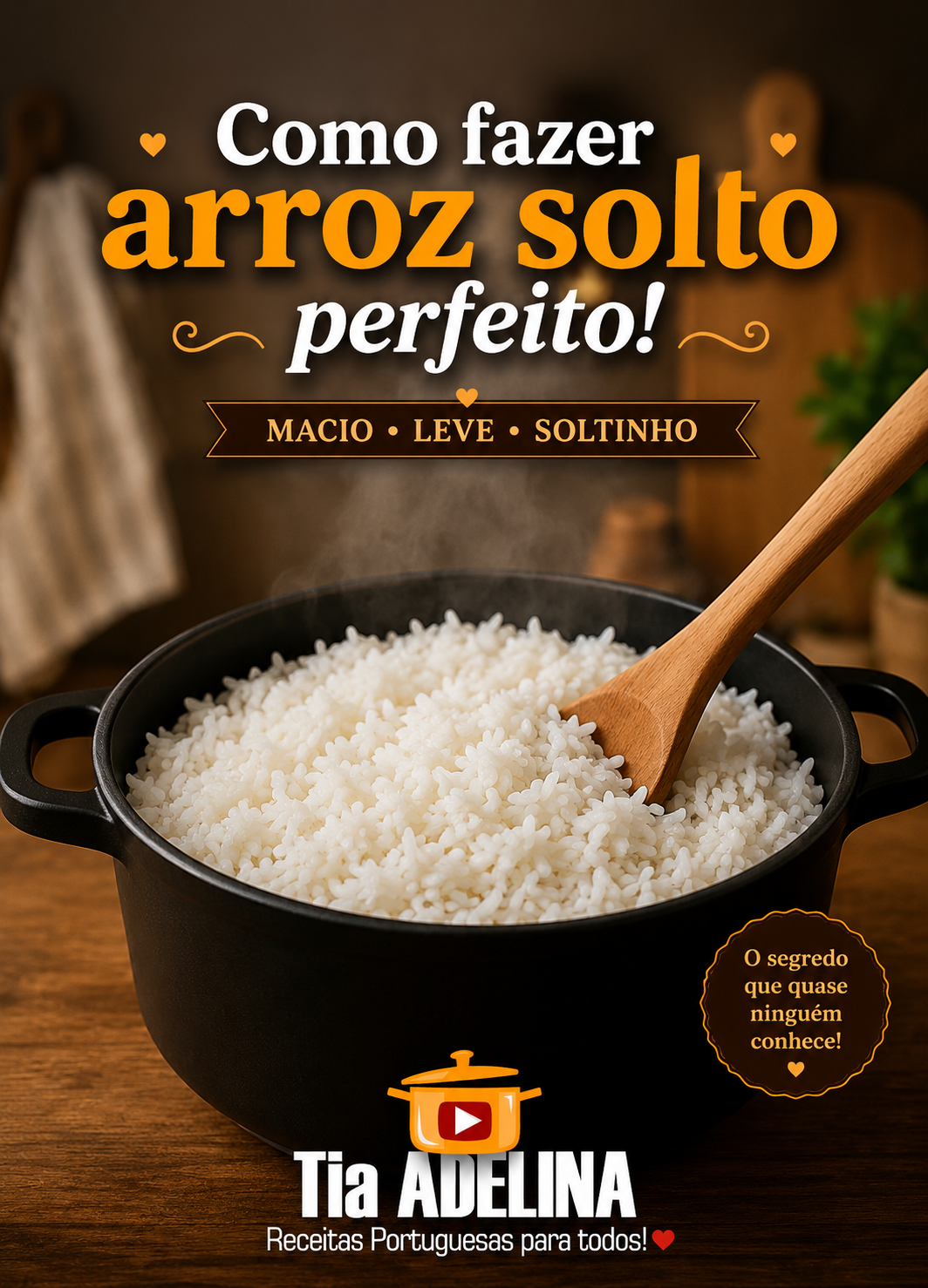 Como fazer arroz solto perfeito!