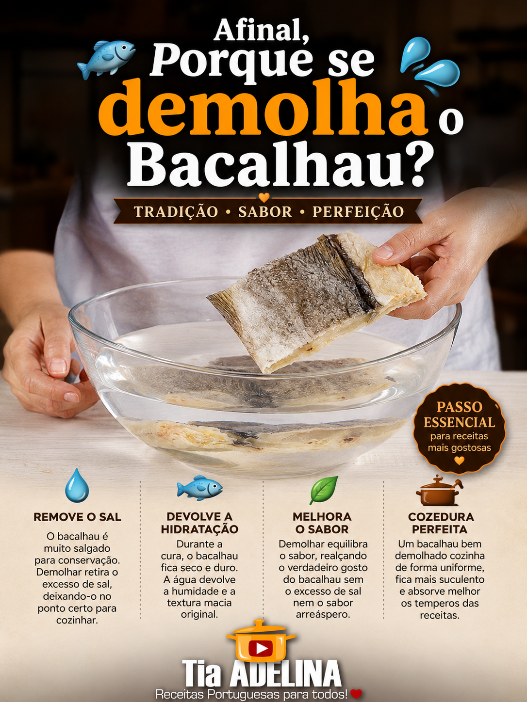 Afinal, porque se demolha o Bacalhau?