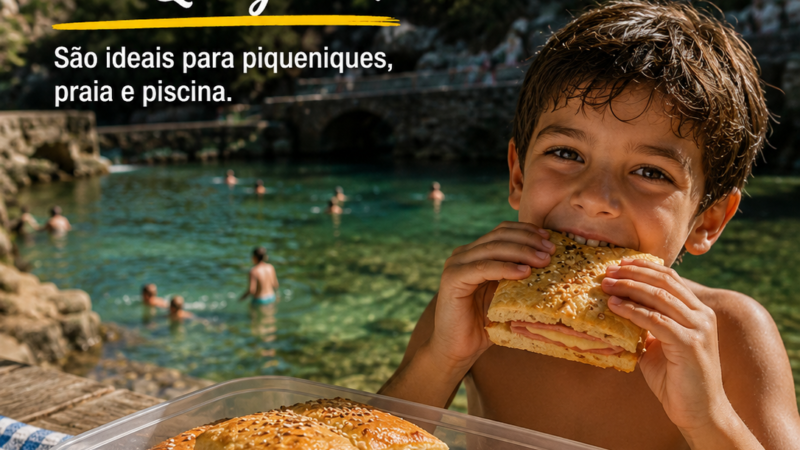 Pãezinhos Recheados com Queijo e Fiambre
