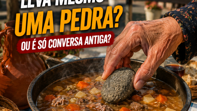Afinal, a Sopa da Pedra leva mesmo uma pedra ou é só conversa antiga?