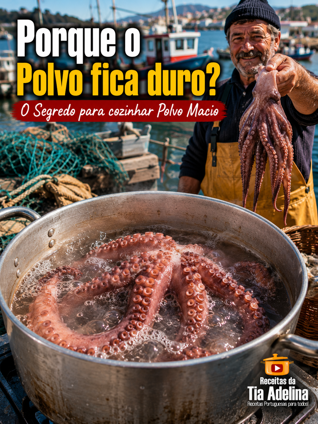 Porque o Polvo fica duro? O Segredo para cozinhar Polvo Macio