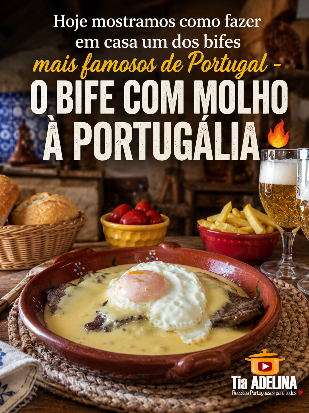 O Bife com Molho à Portugália