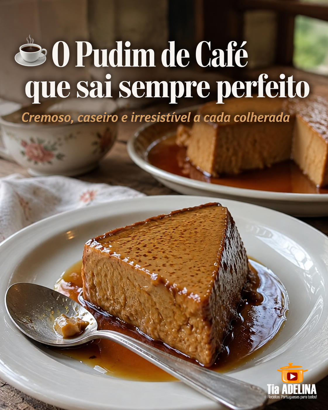 Pudim de Café que sai sempre perfeito