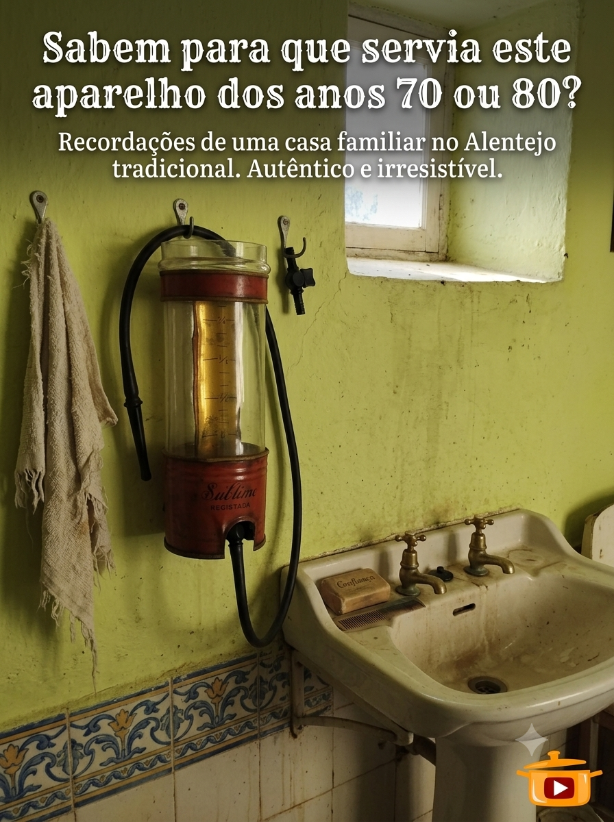 Sabem para que servia este aparelho dos anos 70 ou 80?