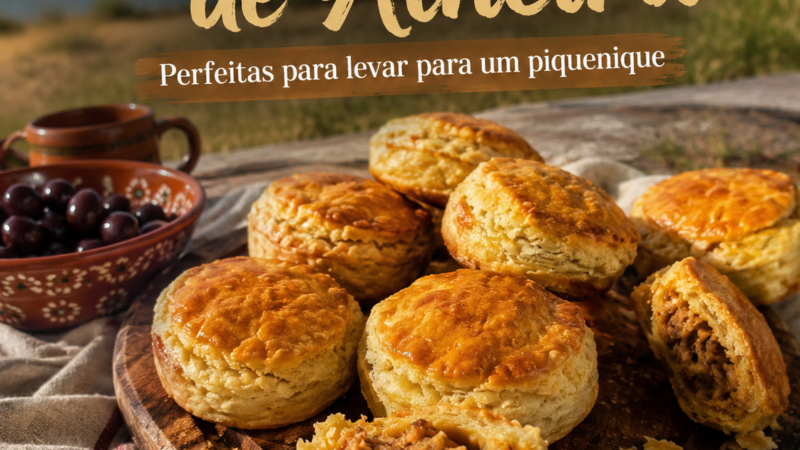 Empadas de Alheira. Perfeitas para levar para um piquenique