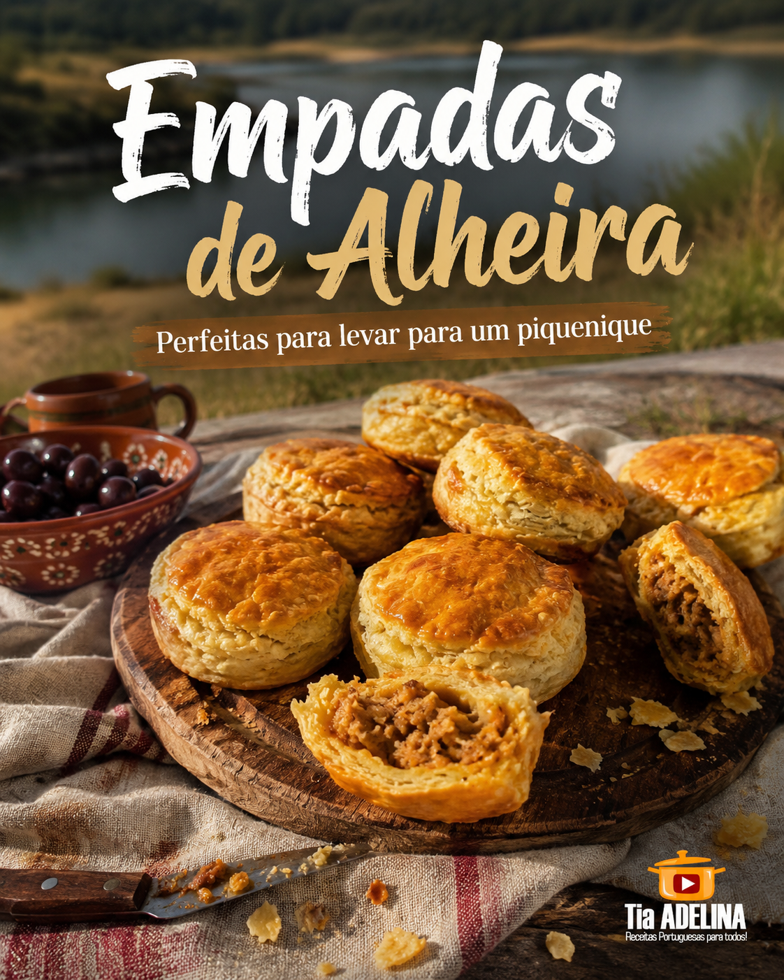 Empadas de Alheira. Perfeitas para levar para um piquenique