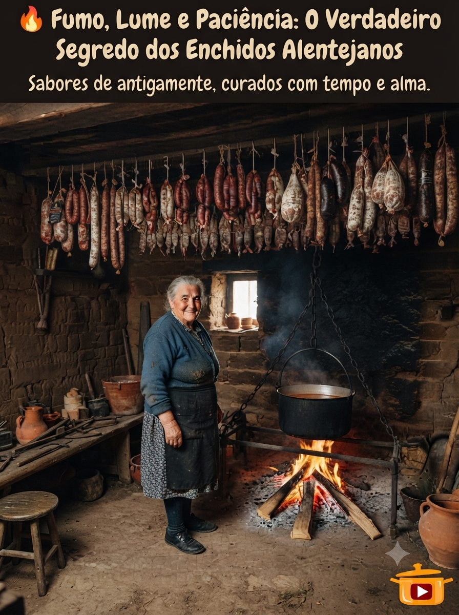 Fumo, Lume e Paciência: O Verdadeiro Segredo dos Enchidos Alentejanos