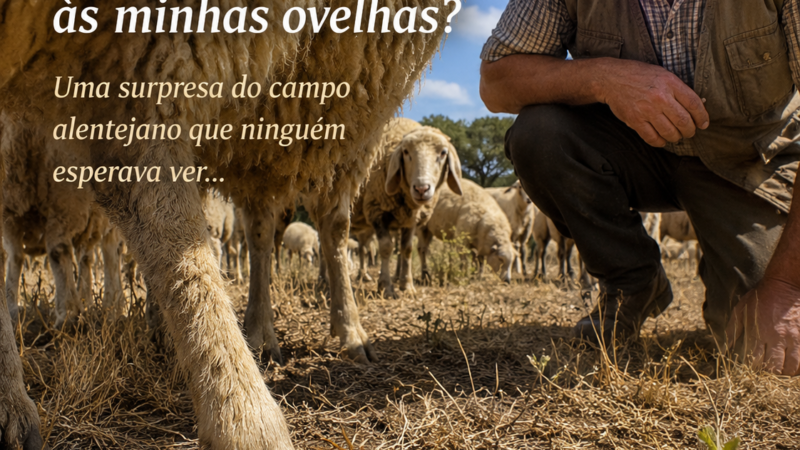 Sabem que bicho é este que encontrei aqui junto às minhas ovelhas?