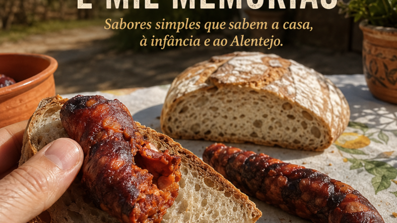 UM PEDAÇO DE PÃO, UM CHOURIÇO… E MIL MEMÓRIAS